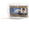 Picture of Durable Identity ID Badge/Badge Holder. Enclosed card holder / carrying case rigid plastic (horizontal/landscape or vertical/portrait). 60270291